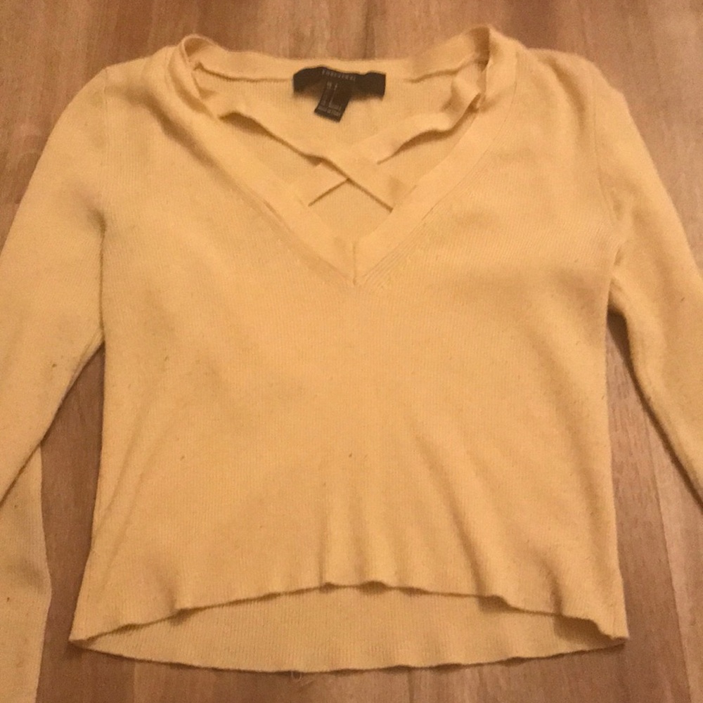 knitted cropped sweater